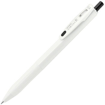 ゼブラ JJS29-R1-BK2 ゲルインクボールペン サラサR 0.4mm 軸色白 インキ黒