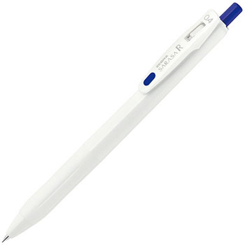ゼブラ JJS29-R1-BL ゲルインクボールペン サラサR 0.4mm 軸色白 インキ青