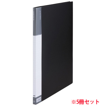 CFDA3-20DM 台紙入クリヤーファイル A3タテ 20ポケット 背幅15mm ダークグレー 汎用品 (913-6266)