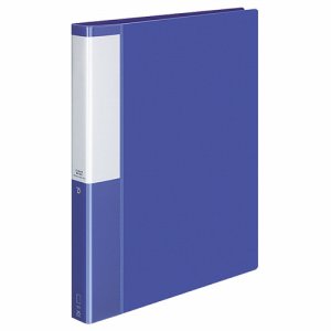 コクヨ P3ラ-L730NB クリヤーブック(POSITY) 替紙式 A4タテ 30穴 25ポケット付属 背幅33mm ブルー