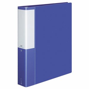コクヨ P3ラ-L740NB クリヤーブック(POSITY) 替紙式 A4タテ 30穴 35ポケット付属 背幅53mm ブルー