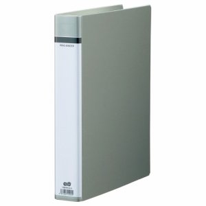 TRBHW-A4-G 30穴バインダー(貼り表紙) A4タテ 背幅51mm グレー 汎用品 (616-1606)