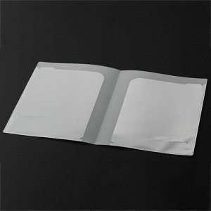 CPH-A4-2C クリアポケットホルダー A4タテ(見開きA3) 2ポケット 1セット60枚 汎用品 (910-7372) 1