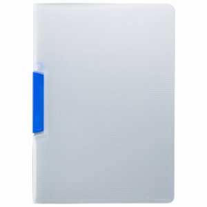 SCF-A4S-B スライドクリップファイル A4タテ 青 汎用品