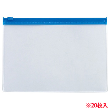 TCT-B6S-B クリヤーケース B6ヨコ 青 1セット20枚 汎用品 (914-7736) 1セット=20枚