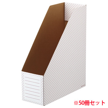 TWBF-A4S-R ホワイトボックスファイル A4タテ 背幅100mm レッド 1セット50冊 汎用品 (914-0266)