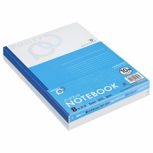 コクヨ P3ノ-31BX10 ノート(POSITY) セミB5 B罫 30枚 (816-5930) 1パック=10冊