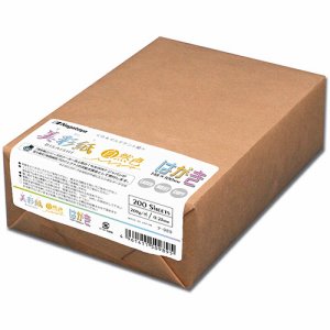 Nagatoya ナ-989 OAマルチケント紙 美彩紙 はがき判 自然色 (018-3279) 1パック=200枚