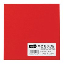 TGK-01 単色おりがみ あか 汎用品