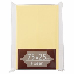 TSRF-09 ふせん 75×25mm クリーム 汎用品 (217-7632) 1パック=2冊