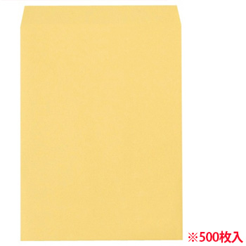 K0-500 R40クラフト封筒 角0 85G/M2 業務用パック 汎用品 (411-8886) 1箱=500枚