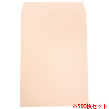 heart XEP492 透けないカラー封筒 角2 100G /M2 パステルピンク (912-4492) 1セット＝500枚(