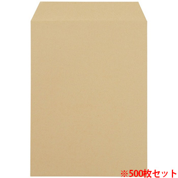 寿堂 31762 プリンター専用封筒 角6ワイド 85G /M2 クラフト (913-2414) 1セット=500枚(50枚×1