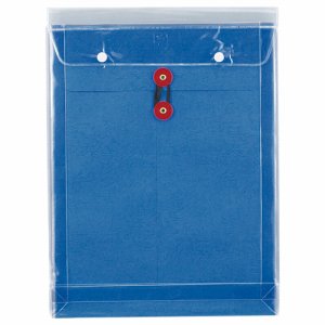 ピース 922 マチヒモ付ビニール保存袋 レザック 角0 184G /M2 青 (318-4301)