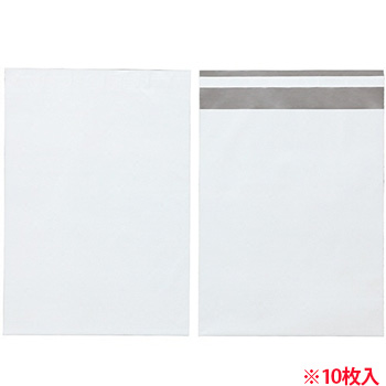 今村紙工 PE-TM10 ビニール宅配袋 中 260×320+50mm (311-7547) 1パック=10枚
