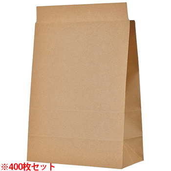 TTB-WB 宅配袋 マチ広 大 茶 封かんテープ付 400枚セット 汎用品 (913-4642) 1セット=400枚(100枚