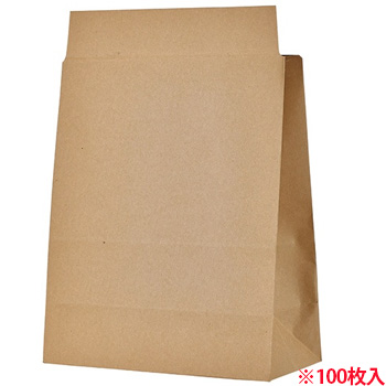 TTB-WS 宅配袋 マチ広 小 茶 封かんテープ付 汎用品 (018-6157) 1パック=100枚
