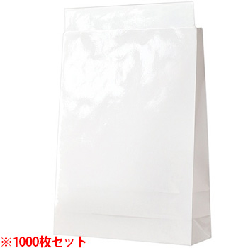 TTWP-B 宅配袋 PPフィルム加工 大 白 封かんテープ付 1セット1000枚 汎用品 (913-4590) 1セット=10