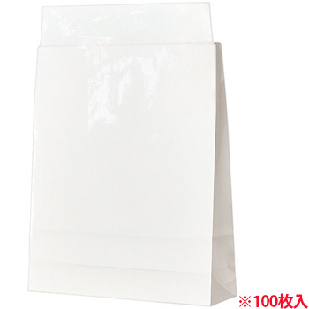 TTWP-S 宅配袋 PPフィルム加工 小 白 封かんテープ付 汎用品 (018-6119) 1パック=100枚
