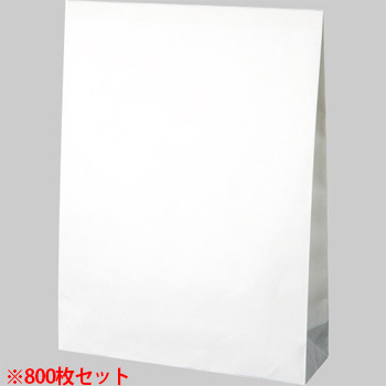 TKT-B 宅配袋 晒片つや 大 白 封かんテープ付 800枚セット 汎用品 (911-7428) 1セット=800枚(100枚