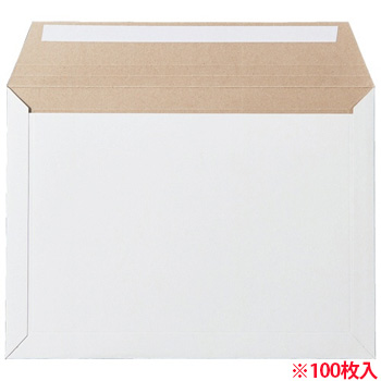BNF-100 ビジネス封筒 開封テープなし 340×250mm 300G/M2 汎用品 (318-1487) 1ケース=100