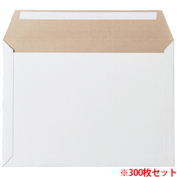 BNF-100 ビジネス封筒 開封テープなし 340×250mm 300G/M2 300枚セット 汎用品 (910-7862)