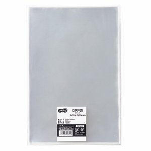 TOP200 OPP袋 フラット 200×300mm 汎用品 (814-8070) 1パック=100枚