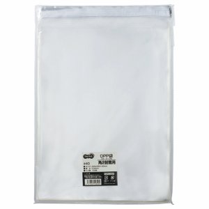 TOP4-240F OPP袋 フタ・テープ付 角2 240×330+40mm 汎用品 (817-2471) 1パック=100枚