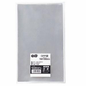 TOP150 OPP袋 フラット 150×250mm 汎用品 (814-8063) 1パック=100枚