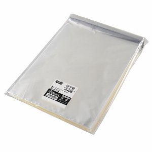 TOP225T500 OPP袋 フタ・テープ付 A4用 225×310+40mm 汎用品 (115-6159) 1パック=500