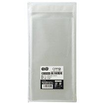 TCPP-N3 CPP袋 長3用フタ・テープ付 120×235＋30mm 汎用品 (015-0110) 1パック＝100枚