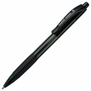 TS-SB07-1B ノック式油性ボールペン(なめらかインク) 0.7mm 黒 汎用品 (814-2801)