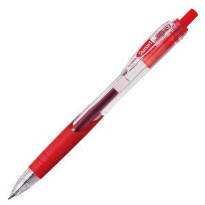 ゼブラ BN11-R 油性ボールペン スラリ 0.7mm 赤 (610-8885)