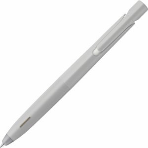 ゼブラ BAS88-GR 油性ボールペン ブレン 0.5mm 黒 (軸色:グレー) (914-3561) 1セット＝10本
