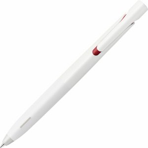 ゼブラ BAS88-R 油性ボールペン ブレン 0.5mm 赤 (軸色:白) (914-3547) 1セット＝10本