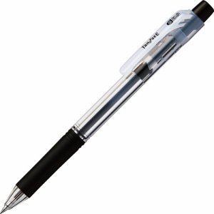 BK125OTSA ノック式油性ボールペン ロング芯タイプ 0.5mm 黒 汎用品 (111-6245)