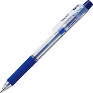 BK125OTSC ノック式油性ボールペン ロング芯タイプ 0.5mm 青 汎用品 (111-6269)