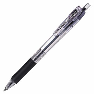 ゼブラ BN5-BK 油性ボールペン タプリクリップ 0.7mm 黒 (210-6366)