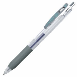 ゼブラ JJS15-GR ゲルインクボールペン サラサクリップ 0.4mm グレー (613-3375)
