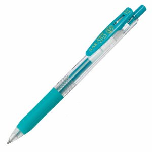ゼブラ JJB15-BG ゲルインクボールペン サラサクリップ 0.7mm ブルーグリーン (613-1791)
