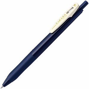ゼブラ JJ15-VDB ゲルインクボールペン サラサクリップ 0.5mm ブルーブラック (軸色:ダークブルー) (118-2