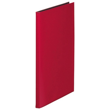 KINGJIM 1931LF-RED クリアーファイル レザフェス 10冊セット 赤