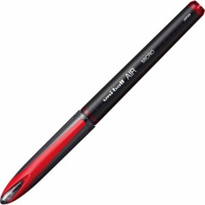 三菱鉛筆 UBA20105.15 水性ボールペン ユニボール エア 0.5mm 赤 (114-7218)