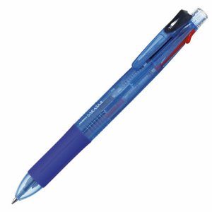 ゼブラ J4J1-BL 4色ゲルインクボールペン サラサ4 0.5mm (軸色 青) (413-9416)