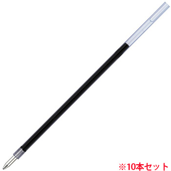 ゼブラ RUK5A-BK 油性ボールペン替芯 UK-0.5芯 黒 ジムノックUK用 (914-4764) 1セット=10本