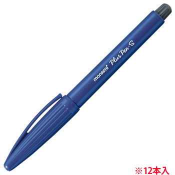 MONAMI 18452 水性サインペン PLUS PEN・S 極細 青