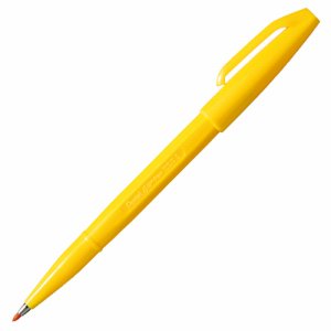 ペンテル S520-GD 水性サインペン 黄色 (914-4983)