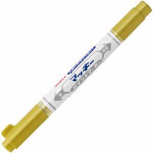ゼブラ YYTS20-GO マッキーペイントマーカー 細字+極細 金 (216-8076)