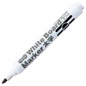 TS-WBLBG-B ホワイトボードマーカー 太字丸芯 黒 12本セット 汎用品 (910-0019) 1セット＝12本