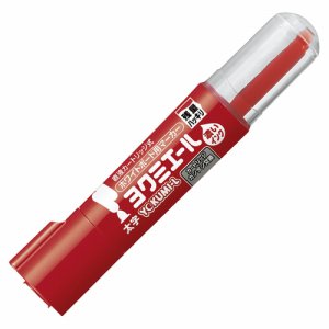コクヨ PM-B503R ホワイトボード用マーカー ヨクミエール 太字・丸芯 赤 (819-5647)
